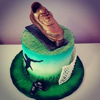 Football cake - Cake by Geri