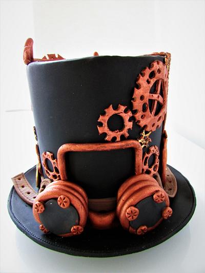 Steampunk top hat - Cake by Danijella Veljkovic