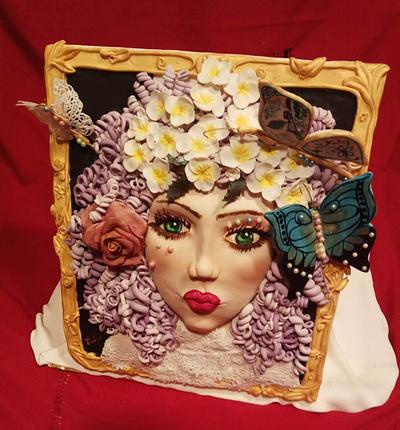 Butterfly doll - Cake by Maite Hernández San Pedro