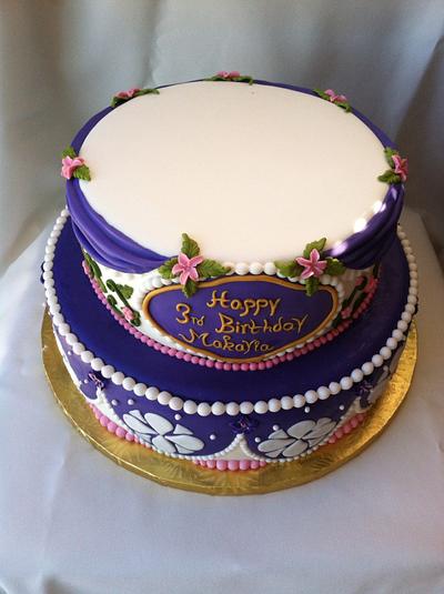 Sofia the first cake  - Cake by Andrea