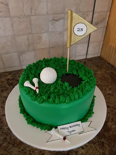 Golf Cake - Cake by Bijoubakes