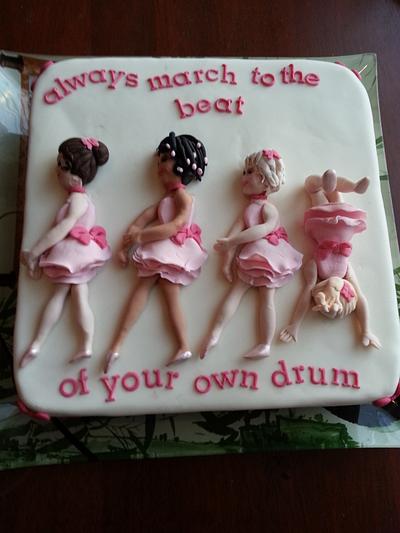 March to the beat of your own drum! - Cake by Bev Jones