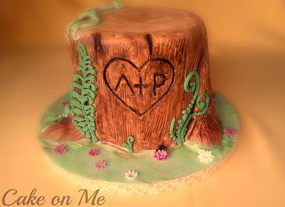 Heart on tree - Cake by Cake on Me