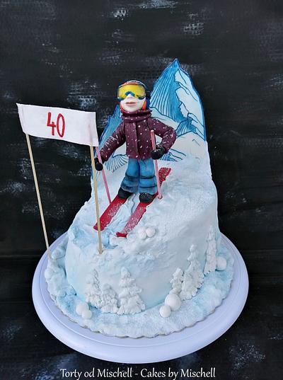Skier - Cake by Mischell