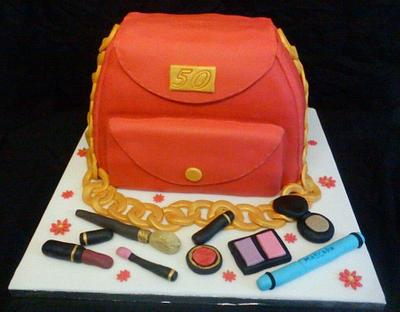 red handbag - Cake by tasha kelly