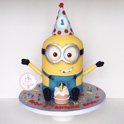Birthday Minion 🎉 - Cake by SimplySweetCakes