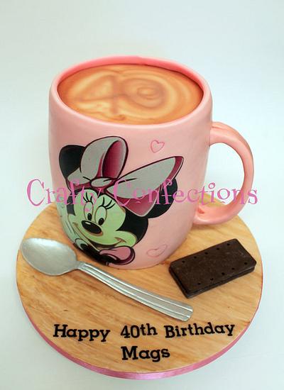 Cup of coffee (a 'cup cake' with a difference!) - Cake by Craftyconfections