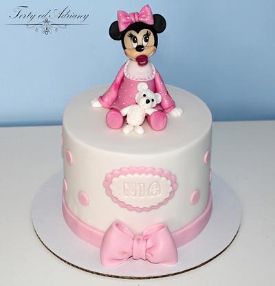 ... christening cakes witch Minnie... - Cake by Adriana12