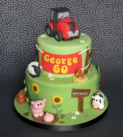Farmers Tractor Cake - Cake by Pam 