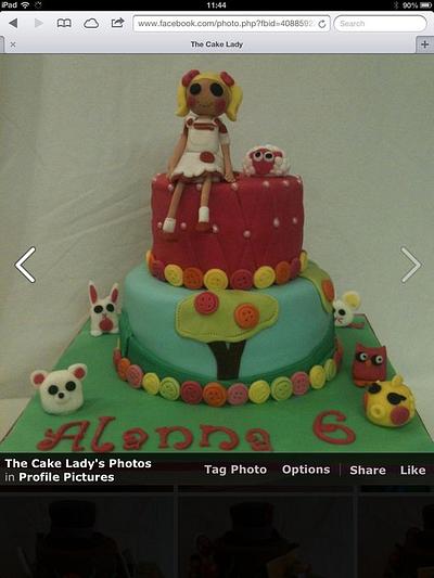 Lalaloopsy cake - Cake by Louise Hayes
