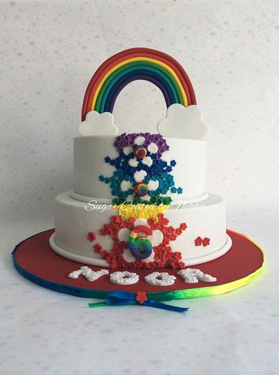 Rainbow cake - Cake by Sugar coated by Nehha