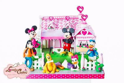 Minnie House Cake - Cake by Lovely Cakes di Daluiso Laura