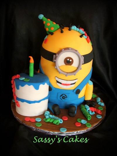 A Minion Birthday - Cake by Sassy's Cakes