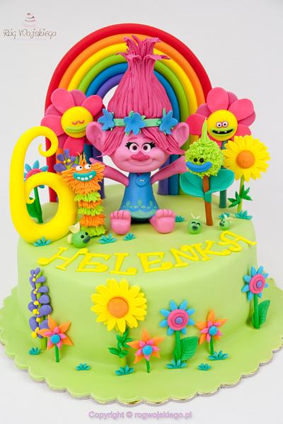 Trolls Poppy Cake / Tort z bajki trolle - Cake by Edyta rogwojskiego.pl