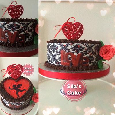 Love - Cake by Assiléia Lucas. /  Sila's Cake 