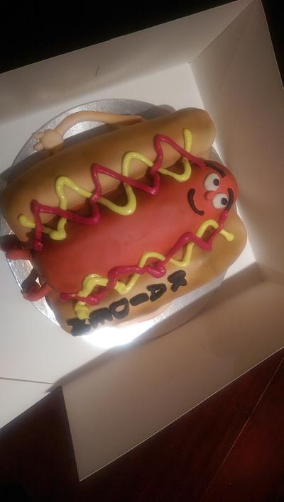 hotdog  - Cake by xamiex