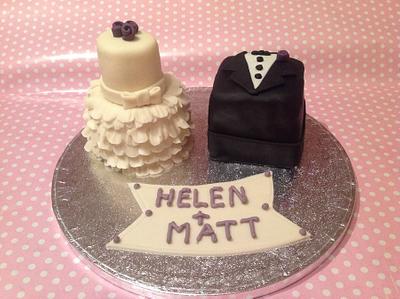 Wedding Mini Cakes - Cake by Carolyn