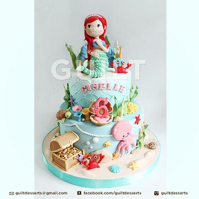 Little Mermaid - Cake by Guilt Desserts