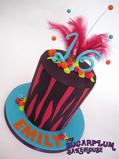 Bright & Bold Sweet 16th Birthday Cake - Cake by Sam Harrison
