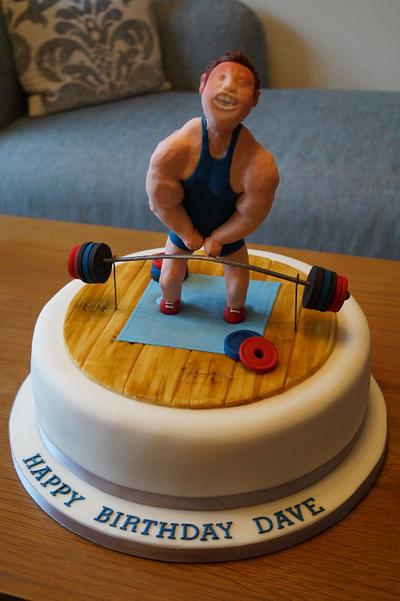 Weightlifter cake - Cake by Exquisite Cakes by D