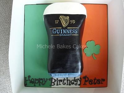 Guinness Glass - Cake by MicheleBakesCakes