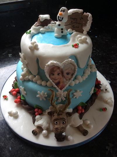 Frozen cake  - Cake by Julie navesey
