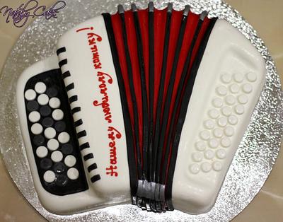 Cake in the form of an accordion - Cake by Nataly Cake