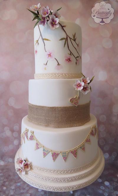Wedding cake - Cake by Butterfly Cakes and Bakes