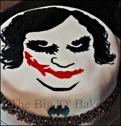hand painted joker cake.  - Cake by Lakhan Bhounsle
