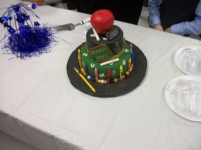 Kindergarten graduation cake - Cake by Melissa Cook