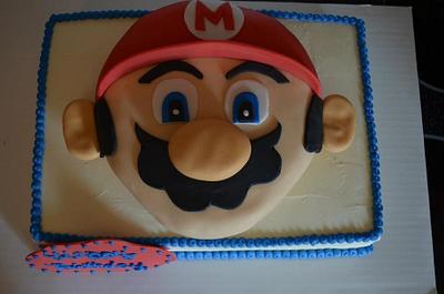 Mario - Cake by Chassity