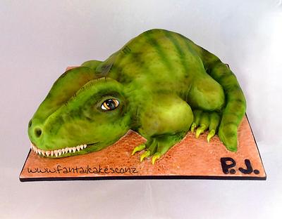 Baby Dinosaur - Cake by Fantail Cakes