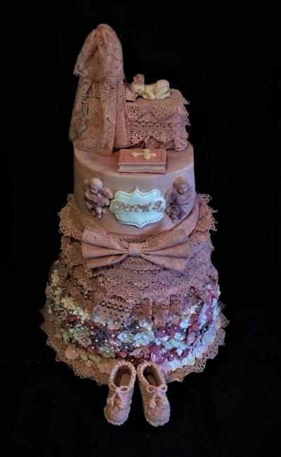 Baptism Cake  - Cake by WorldOfIrena