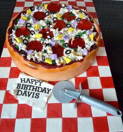 Deep dish pizza cake - Cake by Carol