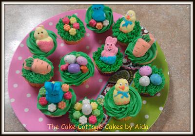 Easter Cupcakes - Cake by Aida Martinez