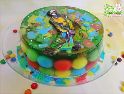 Paintball Gelatine - Cake by Bety'Sugarland by Elisabete Caseiro 
