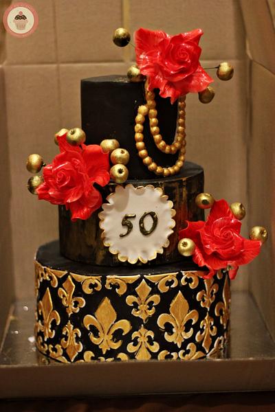 50th birthday cake - Cake by Lakhan Bhounsle