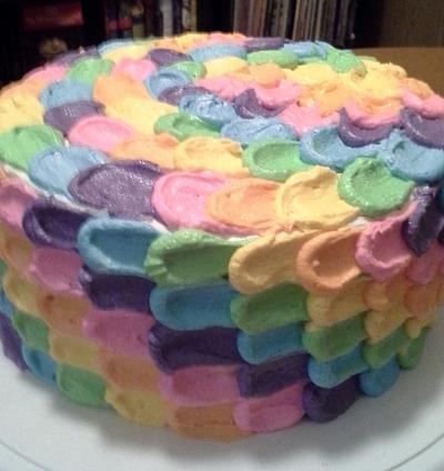 Rainbow Birthday Cake - Cake by Debi Fitzgerald