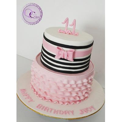 ruffle pink - Cake by May 