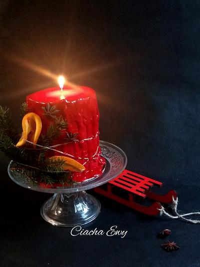 cake candle - Cake by Ewa