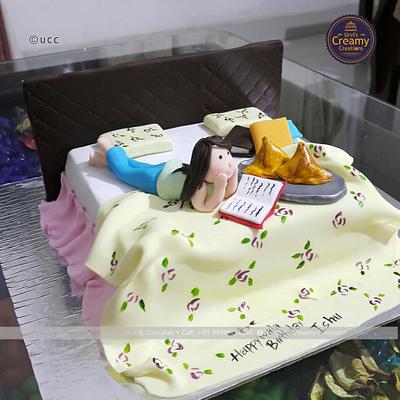 Yellow Bed  - Cake by Urvi Zaveri 