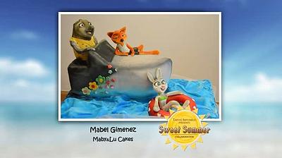 Zoo de Veraneo Sweet Summer  - Cake by MabyLuCakes