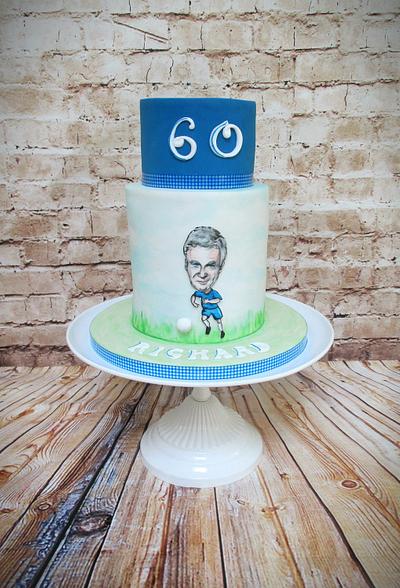 60th Birthday Cake - Cake by Sugar Duckie (Maria McDonald)