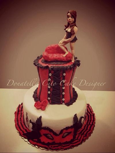 Burlesque cake - Cake by DonatellaCito