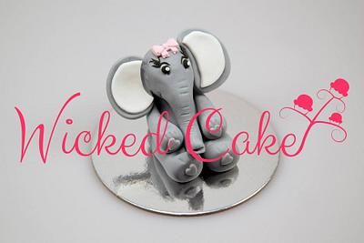 Elephant topper - Cake by Jelena