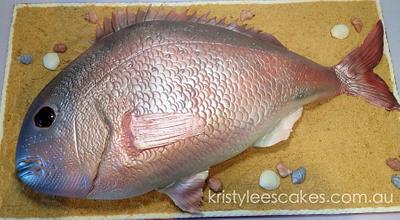 Fish Cake - Cake by Kristy How