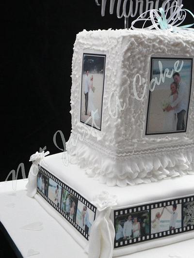 Filmstrip Wedding Cake - Cake by Not Just A Cake