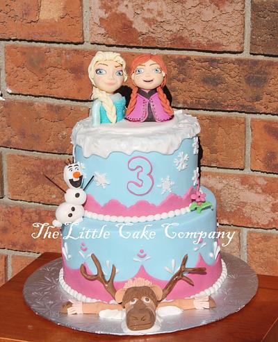 Frozen cake! - Cake by The Little Cake Company