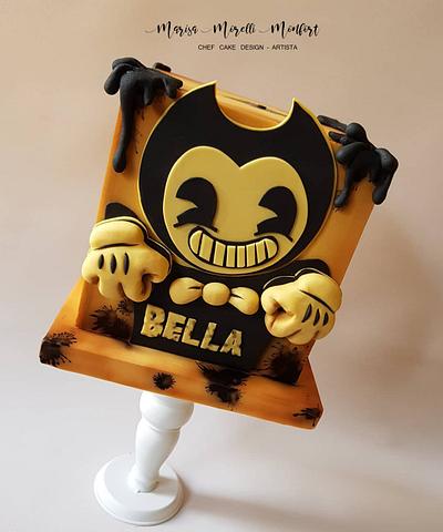 Torta Bendy and the ink machine  - Cake by Marisa Morelli Monfort