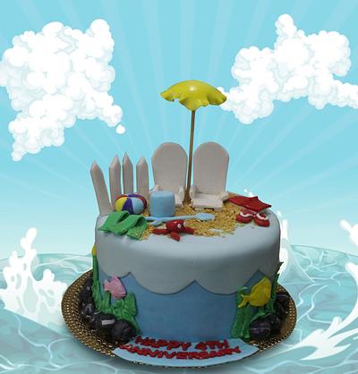 Beach Cake - Cake by MsTreatz